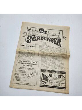 Vintage 1987 The Scrounger Swap Meet Newspaper Placerville California
